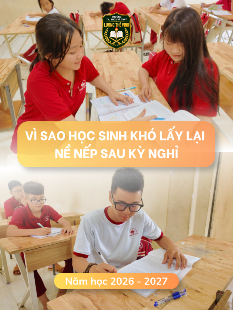 Sau kỳ nghỉ, học sinh cần lấy lại nề nếp sinh hoạt