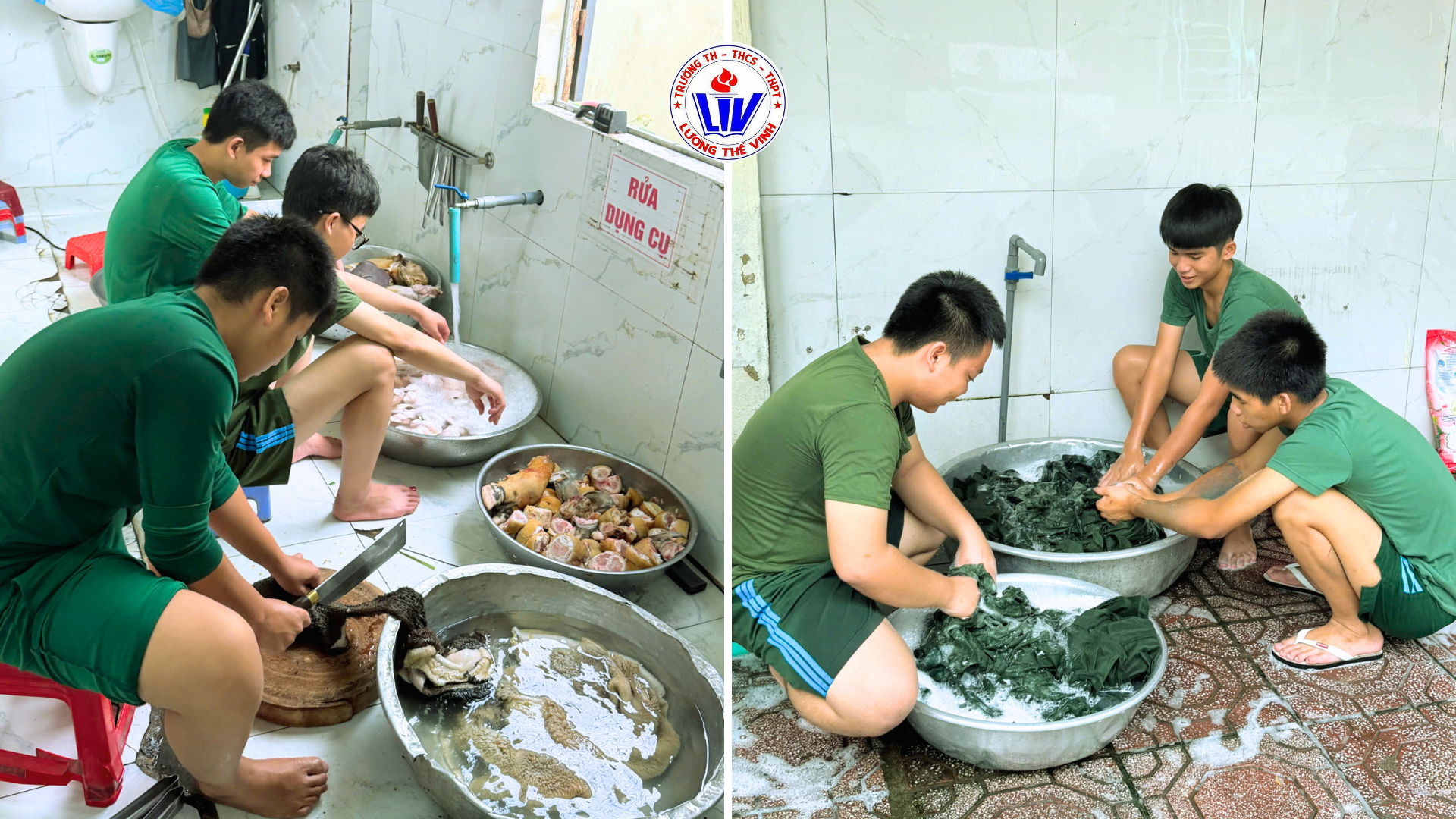 Môi trường quản lý sinh hoạt nội trú theo mô hình quân đội
